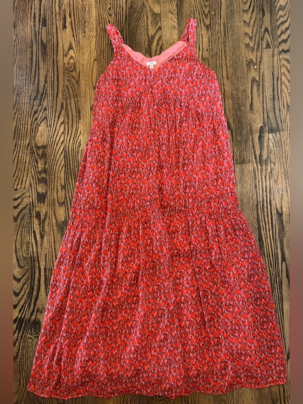 Joie Pink and Red Mixed Print Maxi Dress